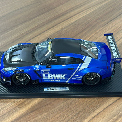 1/18 Resin Ignition Model LB-WORKS Nissan GT-R R35 – Type 2 Blue🚨 - hand-finished display model