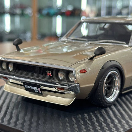 Ignition Model Nissan Skyline 2000 GT-R KPGC110 1/18 Resin Silver - detailed die-cast style model