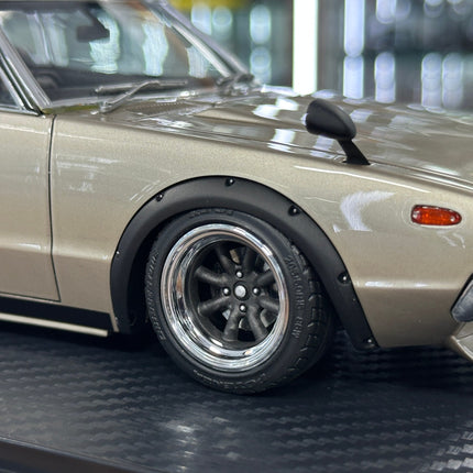 Ignition Model Nissan Skyline 2000 GT-R KPGC110 1/18 Resin Silver - premium collector scale model