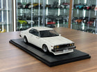 Ignition Model 1:18 Nissan Skyline 2000 GT-ES C210 White Resin Model - detailed collector display model