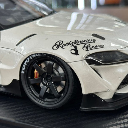 Ignition Model Toyota Supra A90 Pandem 1:18 Pearl White Resin Model - collectible scale model car
