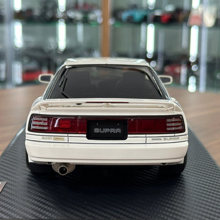 Ignition Model 1:18 Toyota Supra 3.0 GT LIMITED MA70 White Resin - premium collector scale model