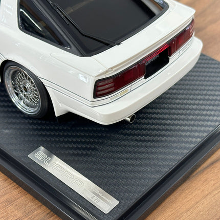 Ignition Model 1:18 Toyota Supra 3.0 GT LIMITED MA70 White Resin - collector edition scale model