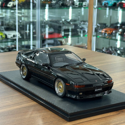 Ignition Model Toyota Supra 3.0 GT LIMITED MA70 1:18 Resin Black - detailed collector display model