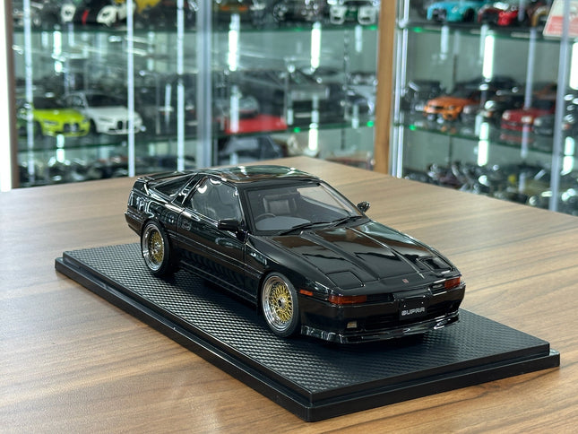 Ignition Model Toyota Supra 3.0 GT LIMITED MA70 1:18 Resin Black - detailed collector display model
