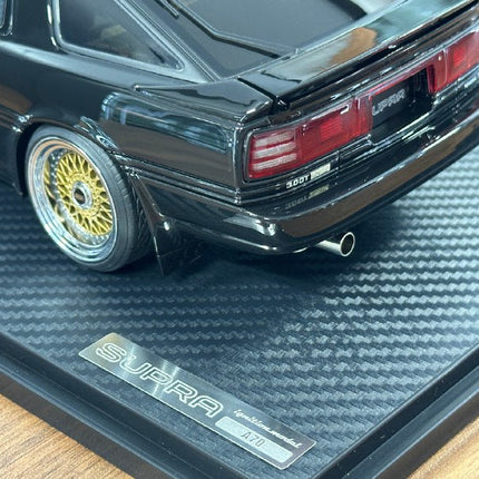 Ignition Model Toyota Supra 3.0 GT LIMITED MA70 1:18 Resin Black - scale model collectible piece