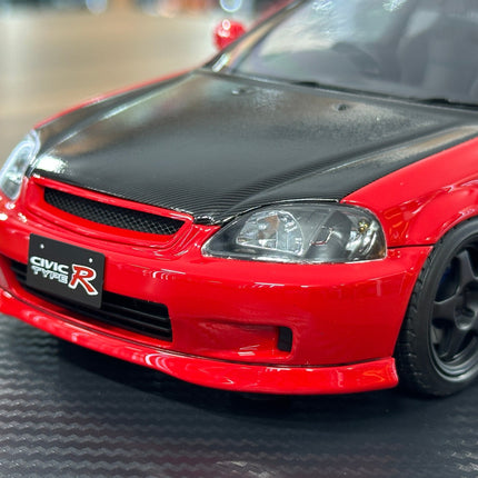 Ignition Model 1:18 Honda Civic EK9 Type R Resin Model Red - scale model collectible piece