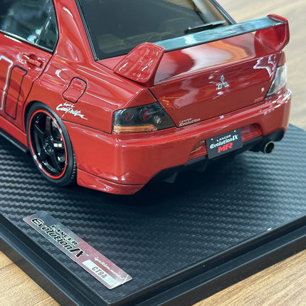 Ignition Model Mitsubishi Lancer Evolution IX MR 1/18 Resin Red - scale model for display