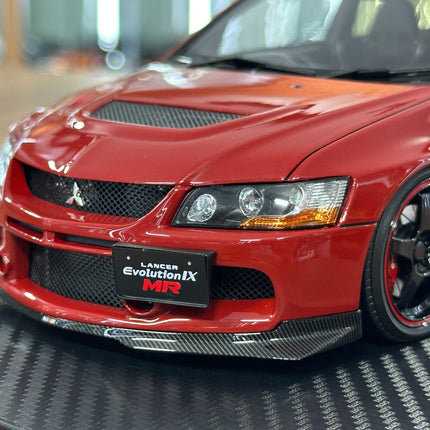 Ignition Model Mitsubishi Lancer Evolution IX MR 1/18 Resin Red - detailed die-cast style model