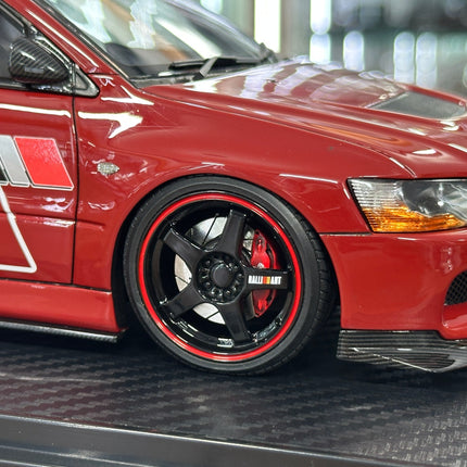 Ignition Model Mitsubishi Lancer Evolution IX MR 1/18 Resin Red - collector edition scale model