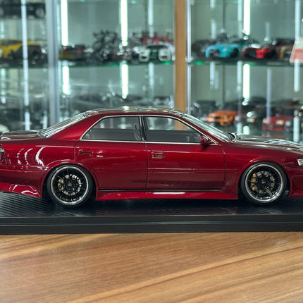 1:18 Ignition Model Toyota Chaser VERTEX JZX100 Red Metallic Resin - premium collector scale model