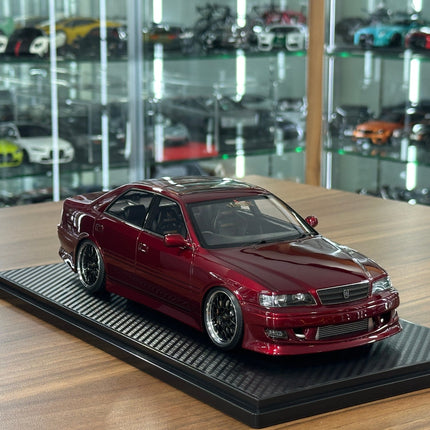 1:18 Ignition Model Toyota Chaser VERTEX JZX100 Red Metallic Resin - detailed collector display model
