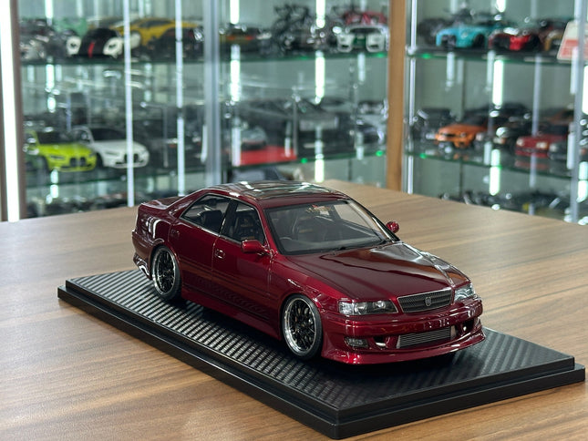 1:18 Ignition Model Toyota Chaser VERTEX JZX100 Red Metallic Resin - detailed collector display model