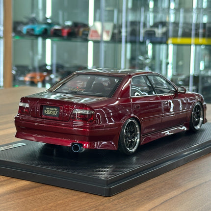 1:18 Ignition Model Toyota Chaser VERTEX JZX100 Red Metallic Resin - collectible scale model car