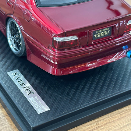 1:18 Ignition Model Toyota Chaser VERTEX JZX100 Red Metallic Resin - scale model for display