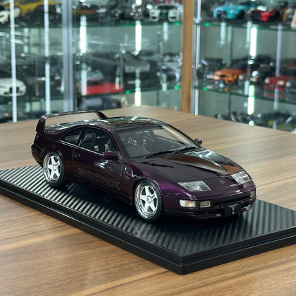 Ignition Model 1/18 Nissan Fairlady Z Z32 2+2 Resin Model Purple - detailed collector display model