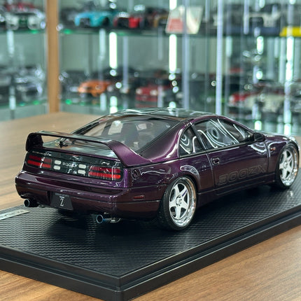 Ignition Model 1/18 Nissan Fairlady Z Z32 2+2 Resin Model Purple - fine detailed model replica