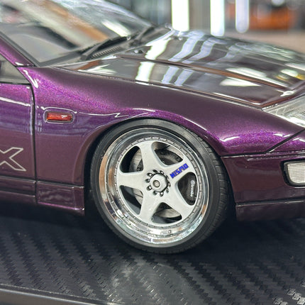 Ignition Model 1/18 Nissan Fairlady Z Z32 2+2 Resin Model Purple - detailed die-cast style model