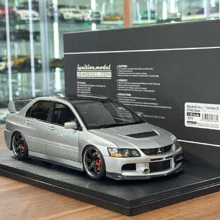 Ignition Model 1:18 Resin Mitsubishi Lancer Evolution IX CT9A Silver - scale replica for enthusiasts