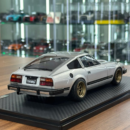 Ignition Model 1:18 Resin Nissan Fairlady Z S130 Silver Limited Edition - premium collector scale model