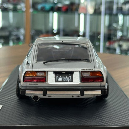 Ignition Model 1:18 Resin Nissan Fairlady Z S130 Silver Limited Edition - scale model for display