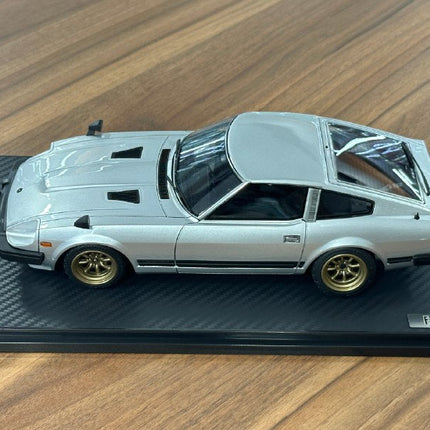 Ignition Model 1:18 Resin Nissan Fairlady Z S130 Silver Limited Edition - hand-finished display model