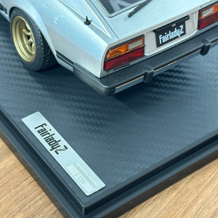 Ignition Model 1:18 Resin Nissan Fairlady Z S130 Silver Limited Edition - showroom-quality model replica