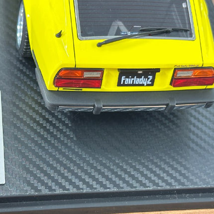 Ignition Model 1:18 Nissan Fairlady Z S130 Yellow Resin Model Car - detailed die-cast style model