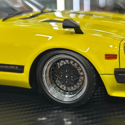 Ignition Model 1:18 Nissan Fairlady Z S130 Yellow Resin Model Car - collectible scale model car