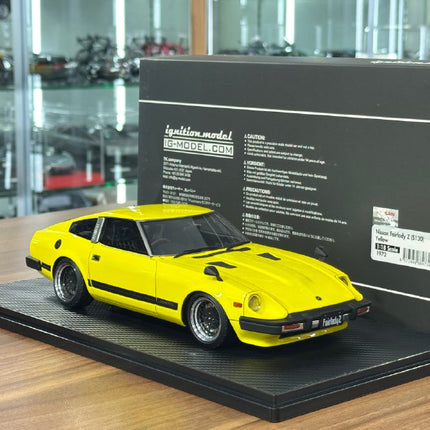 Ignition Model 1:18 Nissan Fairlady Z S130 Yellow Resin Model Car - detailed model car replica