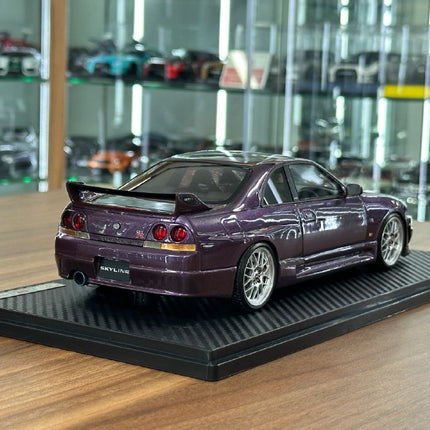 Ignition Model 1:18 Resin Nissan Skyline GT-R BCNR33 Midnight Purple - fine detailed model replica