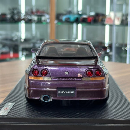 Ignition Model 1:18 Resin Nissan Skyline GT-R BCNR33 Midnight Purple - premium collector scale model