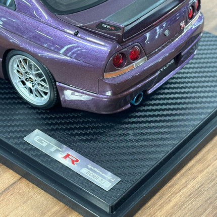 Ignition Model 1:18 Resin Nissan Skyline GT-R BCNR33 Midnight Purple - scale model collectible piece