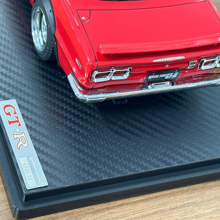 Ignition Model Nissan Skyline 2000 GT-R KPGC10 1:18 Resin Red - scale model for display