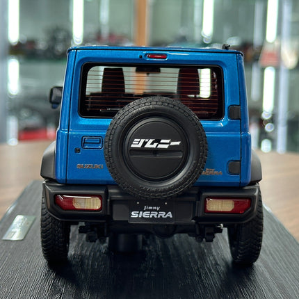 Ignition Model Suzuki Jimny Sierra JC JB74W 1:18 Resin Model Brisk Blue Metallic - premium collector scale model