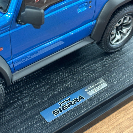 Ignition Model Suzuki Jimny Sierra JC JB74W 1:18 Resin Model Brisk Blue Metallic - collector edition scale model