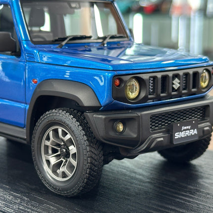 Ignition Model Suzuki Jimny Sierra JC JB74W 1:18 Resin Model Brisk Blue Metallic - showroom-quality model replica