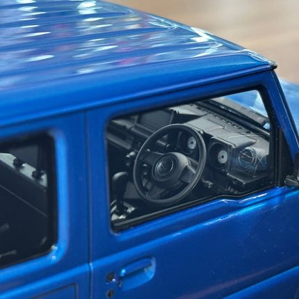 Ignition Model Suzuki Jimny Sierra JC JB74W 1:18 Resin Model Brisk Blue Metallic - detailed die-cast style model