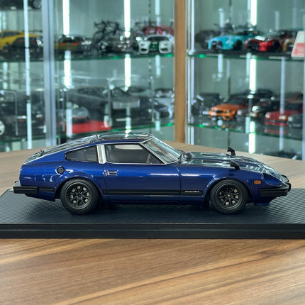 Ignition Model 1:18 Nissan Fairlady Z S130 Blue Metallic Resin Model - collectible scale model car