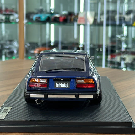 Ignition Model 1:18 Nissan Fairlady Z S130 Blue Metallic Resin Model - premium collector scale model