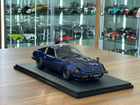 Ignition Model 1:18 Nissan Fairlady Z S130 Blue Metallic Resin Model - detailed collector display model