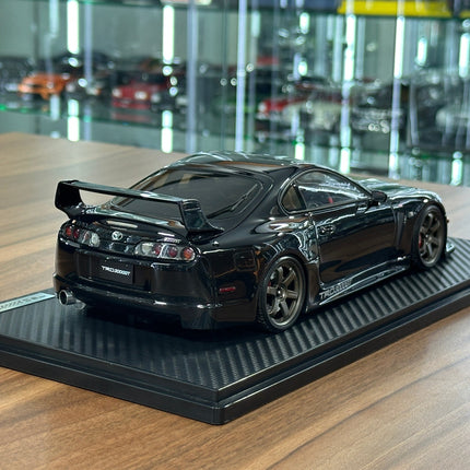 Ignition Model 1:18 Toyota Supra A80 TRD 3000GT Resin Black - fine detailed model replica