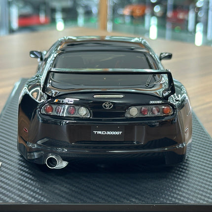 Ignition Model 1:18 Toyota Supra A80 TRD 3000GT Resin Black - premium collector scale model