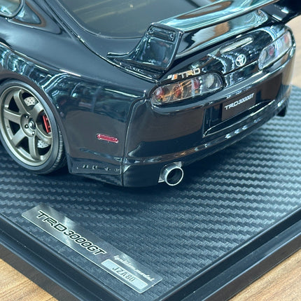 Ignition Model 1:18 Toyota Supra A80 TRD 3000GT Resin Black - showroom-quality model replica
