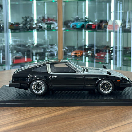 Ignition Model 1:18 Nissan Fairlady Z S130 Resin Model Black/Silver - collectible scale model car