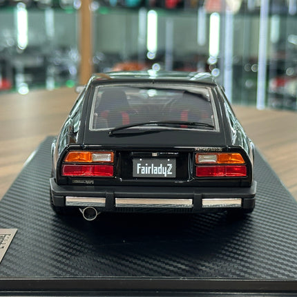 Ignition Model 1:18 Nissan Fairlady Z S130 Resin Model Black/Silver - premium collector scale model