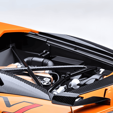 AutoArt Lamborghini Aventador SVJ Orange 1:18 Diecast Model Car - scale replica for enthusiasts