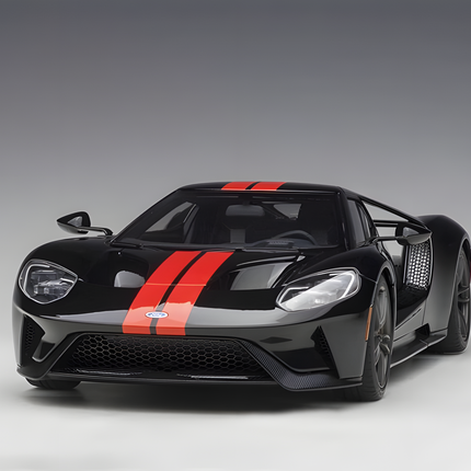 AutoArt Ford GT 2017 Black 1:18 Diecast Model Car - collector edition scale model