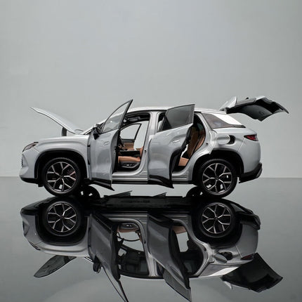Original Model BYD Song L DM-i 2025 Ice Amber Blue 1:18 Diecast Model Car - detailed die-cast style model