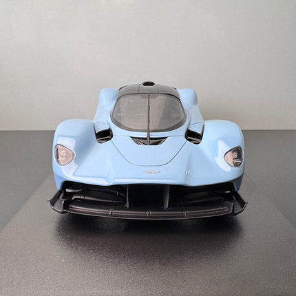 GT Spirit Aston Martin Valkyrie GT915 Silver 1:18 Resin Model Car - collectible scale model car
